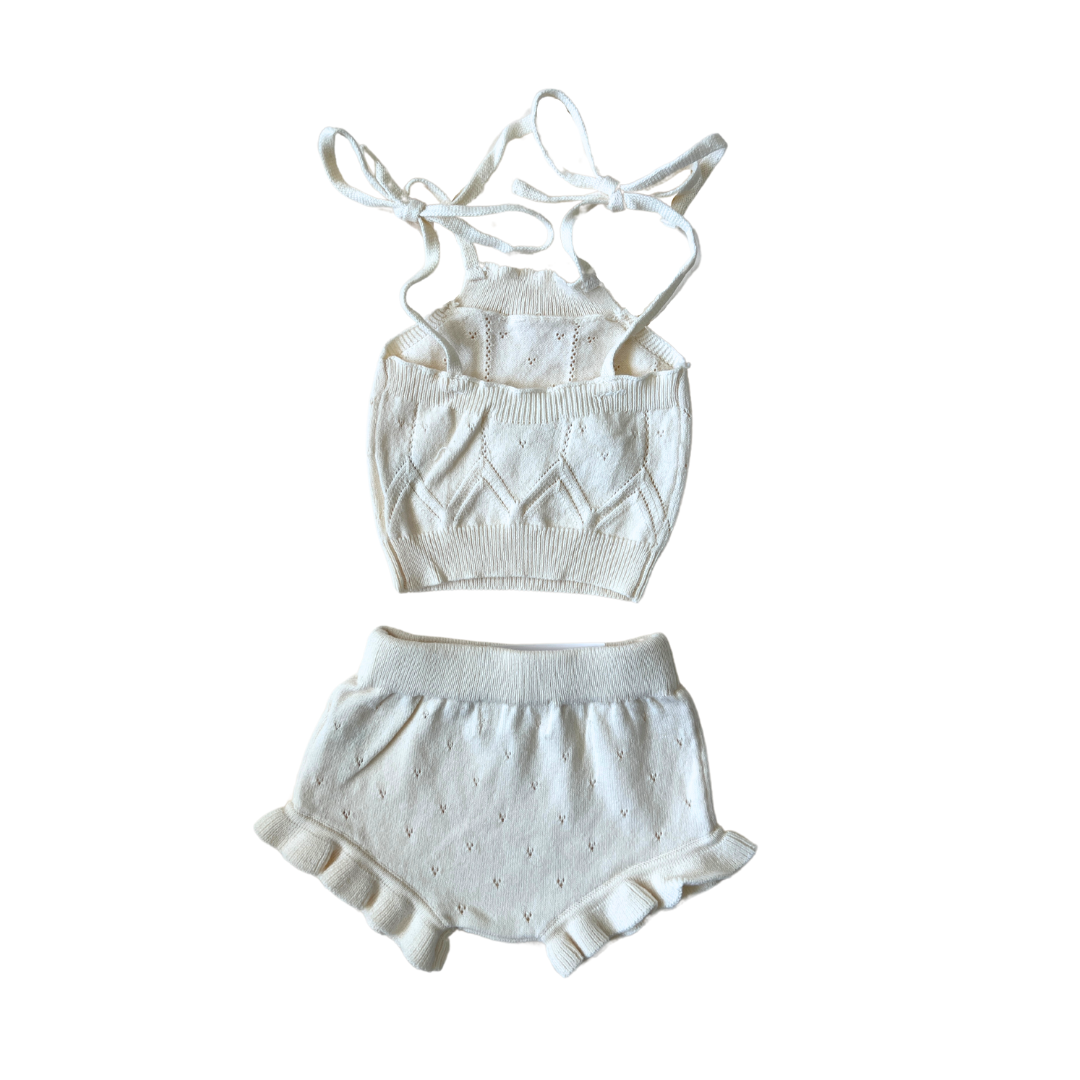 Image of Luna + Luca Pointelle Summer Set